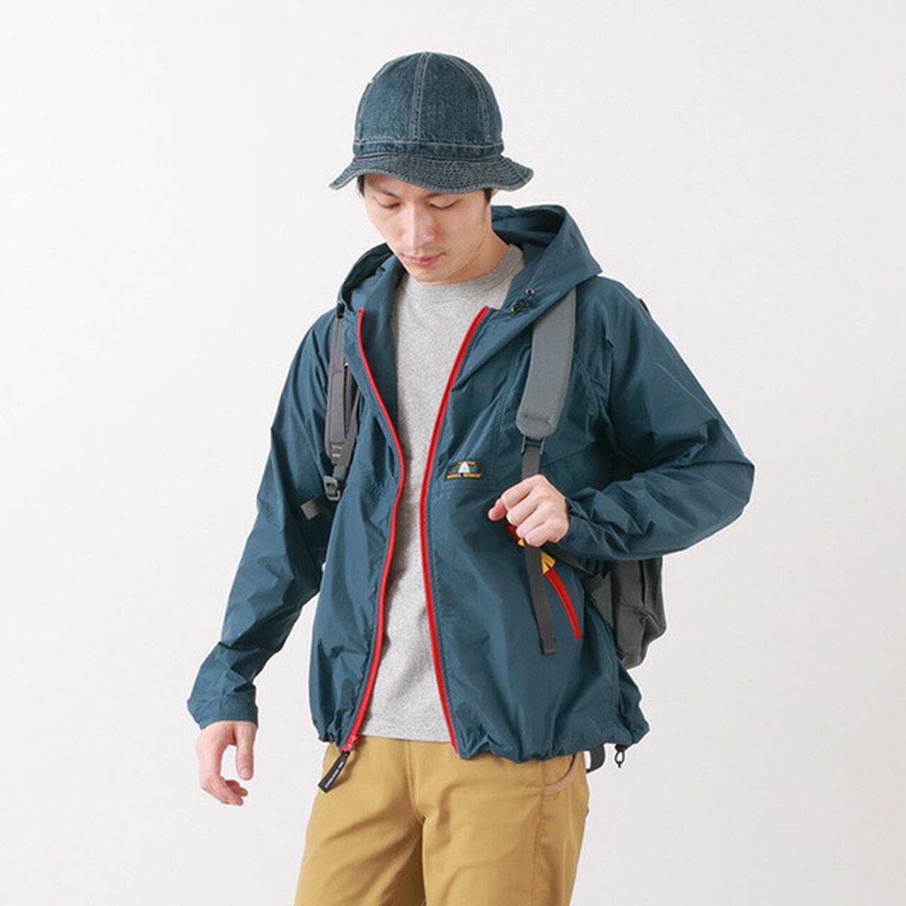 Micro Light Jacket / Packable,Midnight_Red, large image number 0