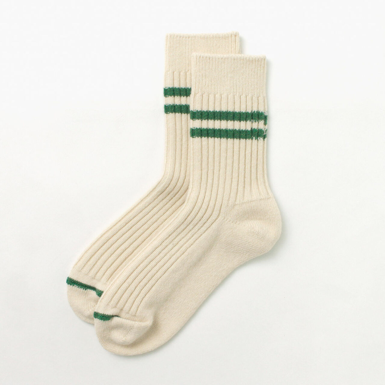 Merino Lambs Wool Striped Socks,, large image number 0