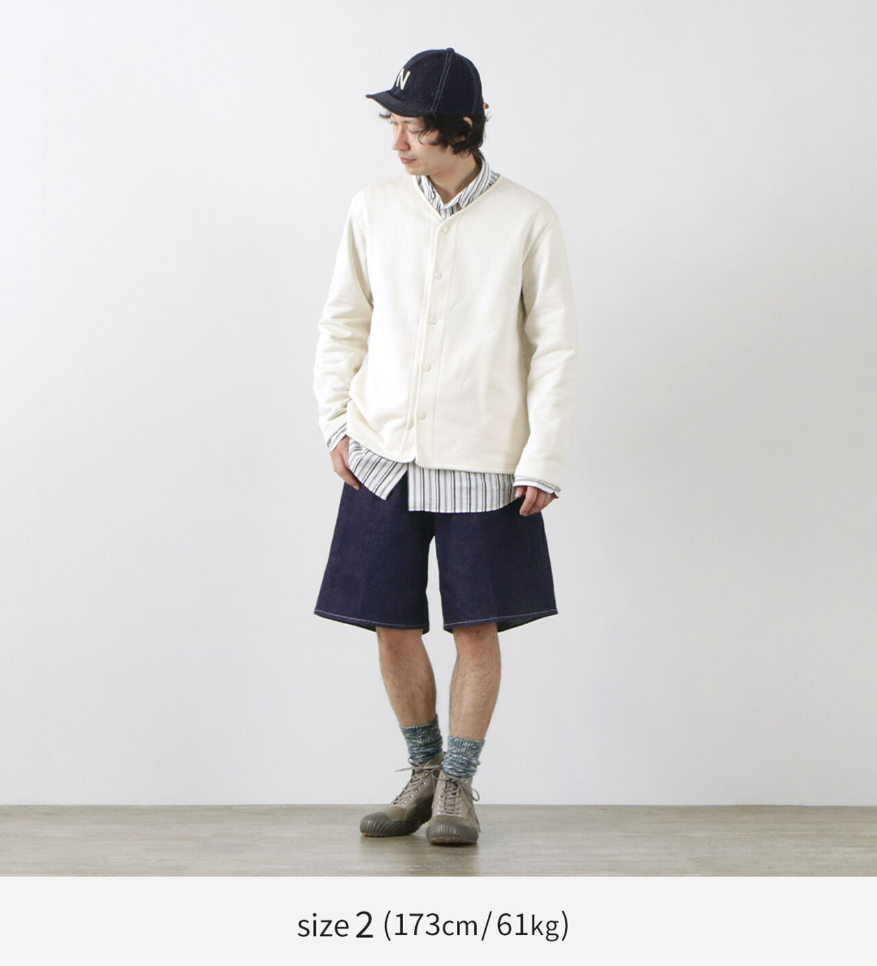 12.5oz open-end yarn 5 pocket flared shorts,, large image number 3