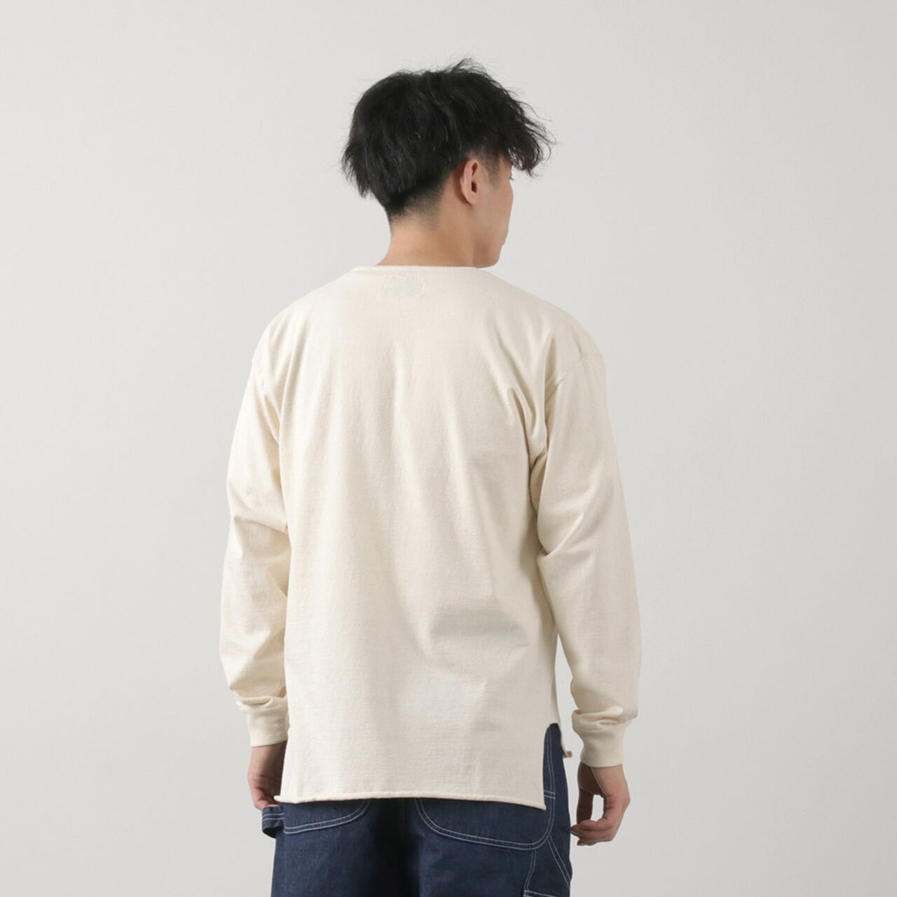 Ankle Henley L/S Tee,, large image number 12