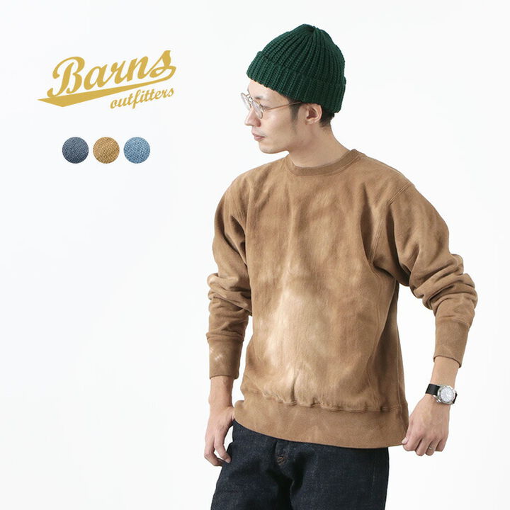 10BD Fleece-Lined Crewneck Sweatshirt, SP treatment/Uneven Dye