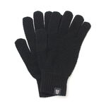 Tuckstitch Knitted Gloves,Black, swatch