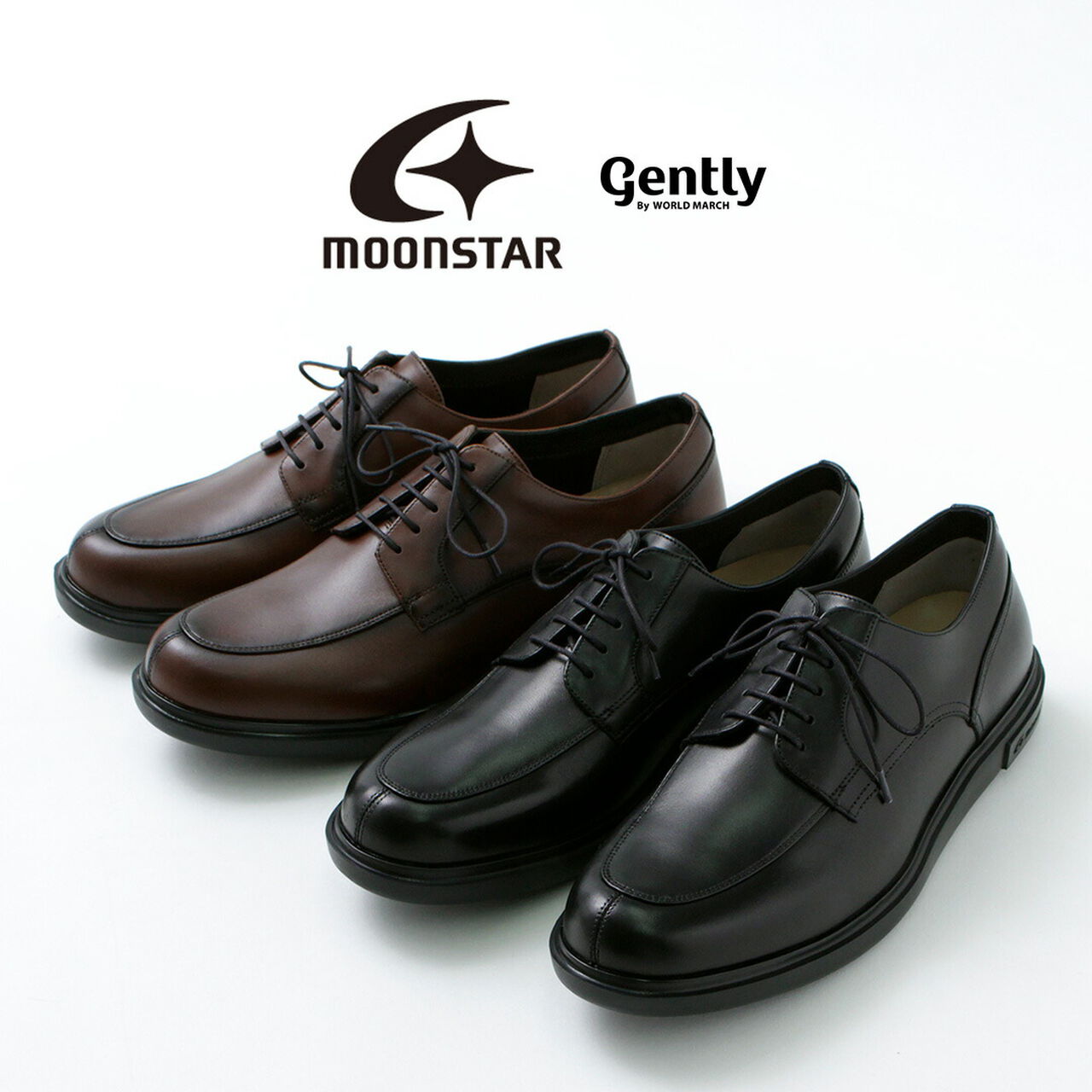U-tip traditional leather shoes,, large image number 0
