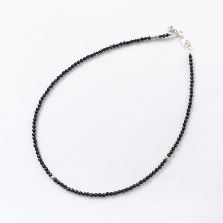 Black onyx bead necklace