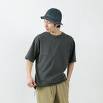 Loose short-sleeved T-shirt,Charcoal, swatch