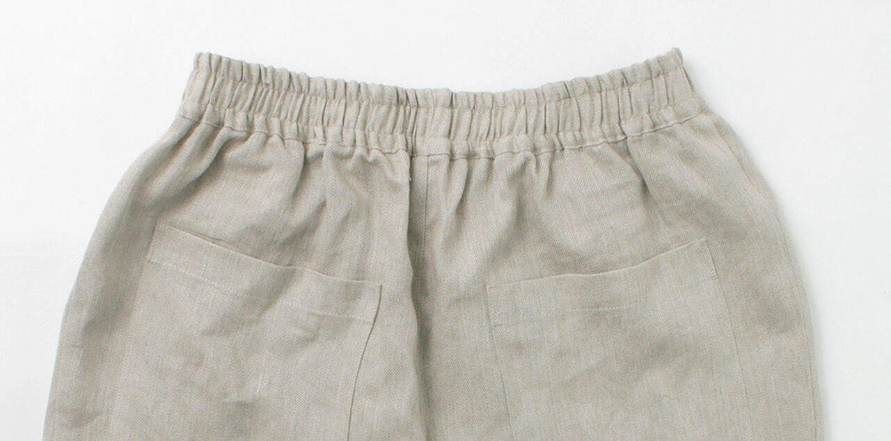 Vintage Linen Wide Tucked Easy Pants,, large image number 12