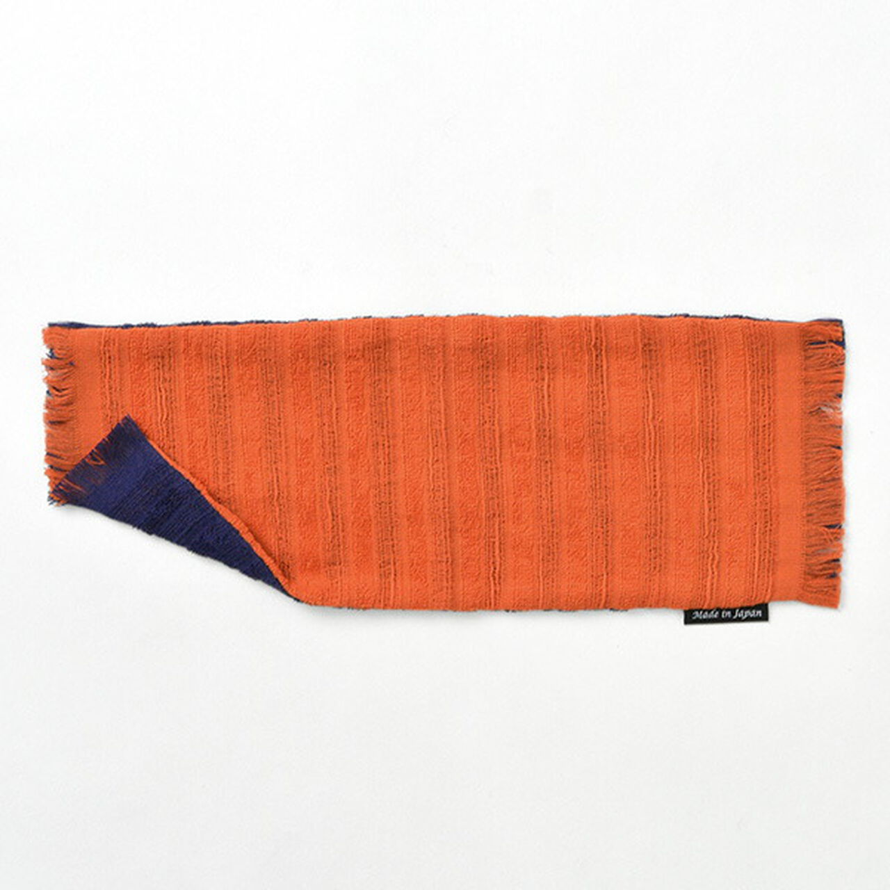 Special order Imabari Towel Reversible Hand Towel,Navy_Orange, large image number 0