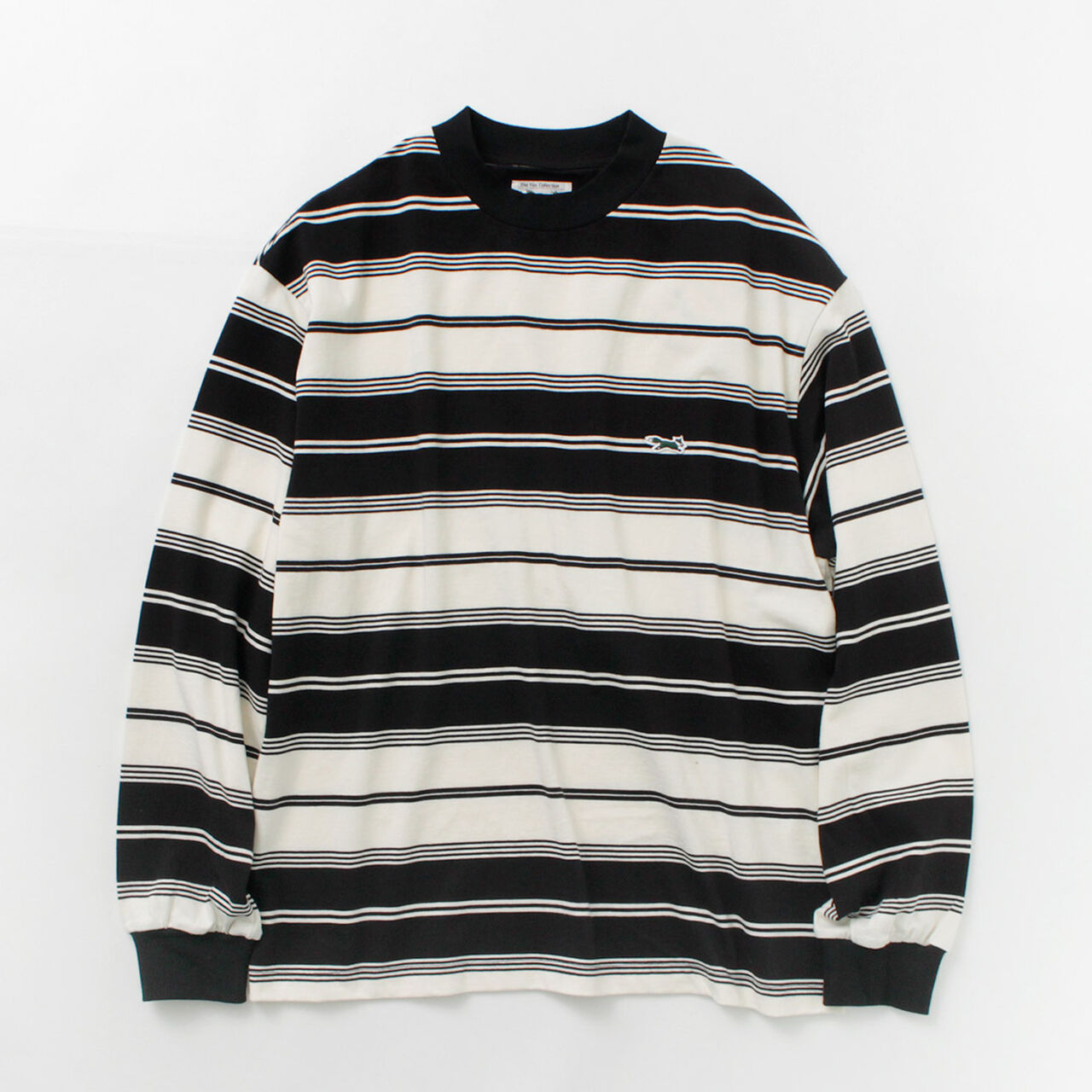 Fox Striped Crew Neck Long Sleeve T-Shirt,, large image number 3