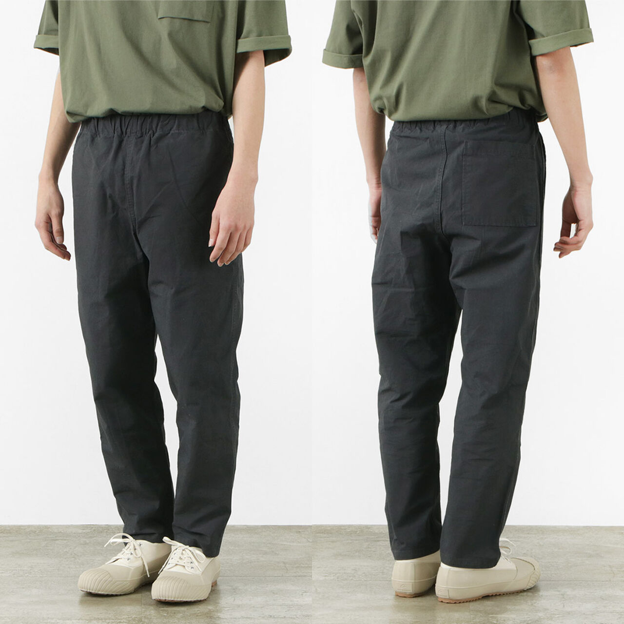 Ripstop garment dye relaxed trousers,, large image number 8