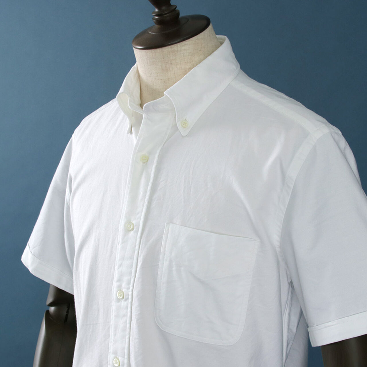 Premium Oxford Short Sleeve Button Down Shirt,, large image number 7