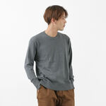 Lupo Relaxed Fit Knit Sewn,Grey, swatch