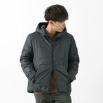 Austin Synthetic Down Hooded Jacket,Greyblack, swatch