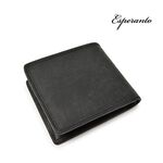 ESP-6209 Pueblo leather short wallet,Black, swatch