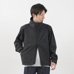 Stand Collar Shell Jacket,Black, swatch