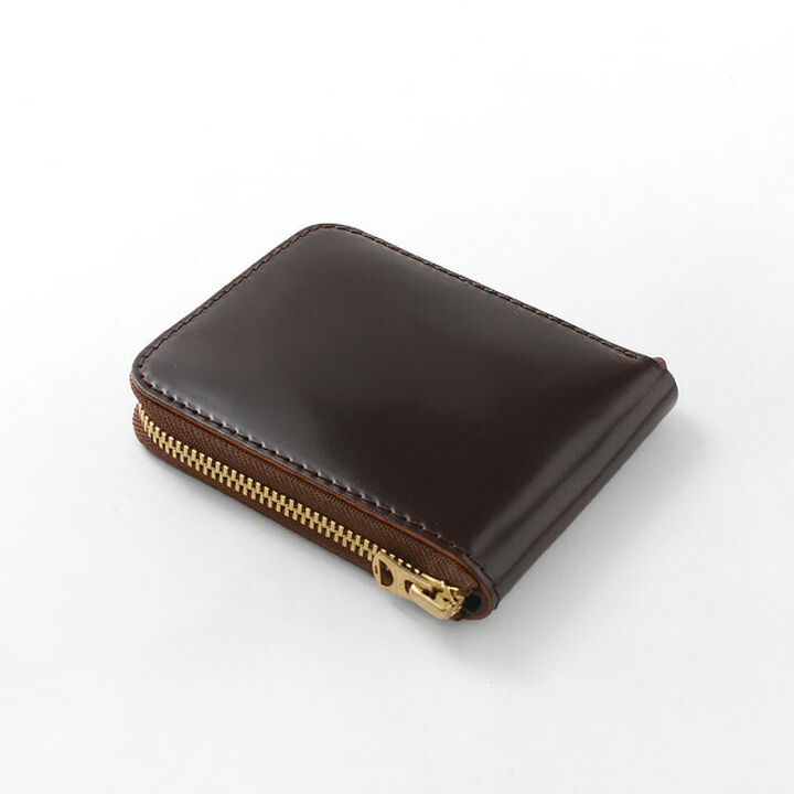 Special ordered color cordovan round zipper wallet