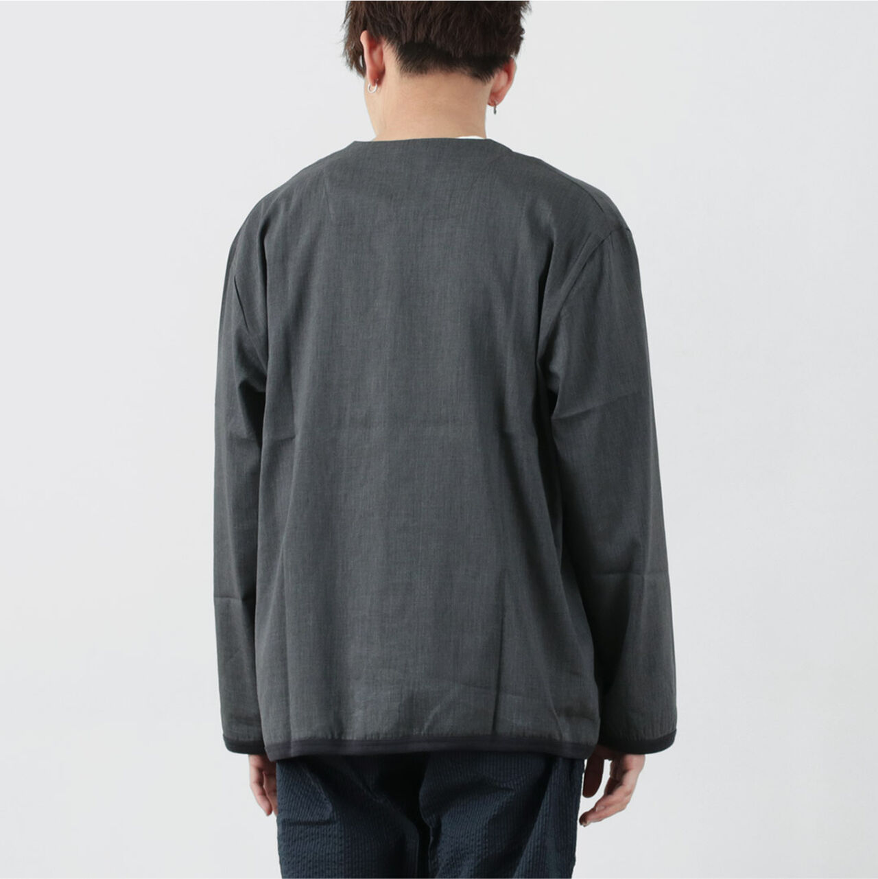 Linen Coolmax Shirt Cardigan,, large image number 13