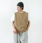 Special order SUPER KANOKO pullover waistcoat,Beige, swatch