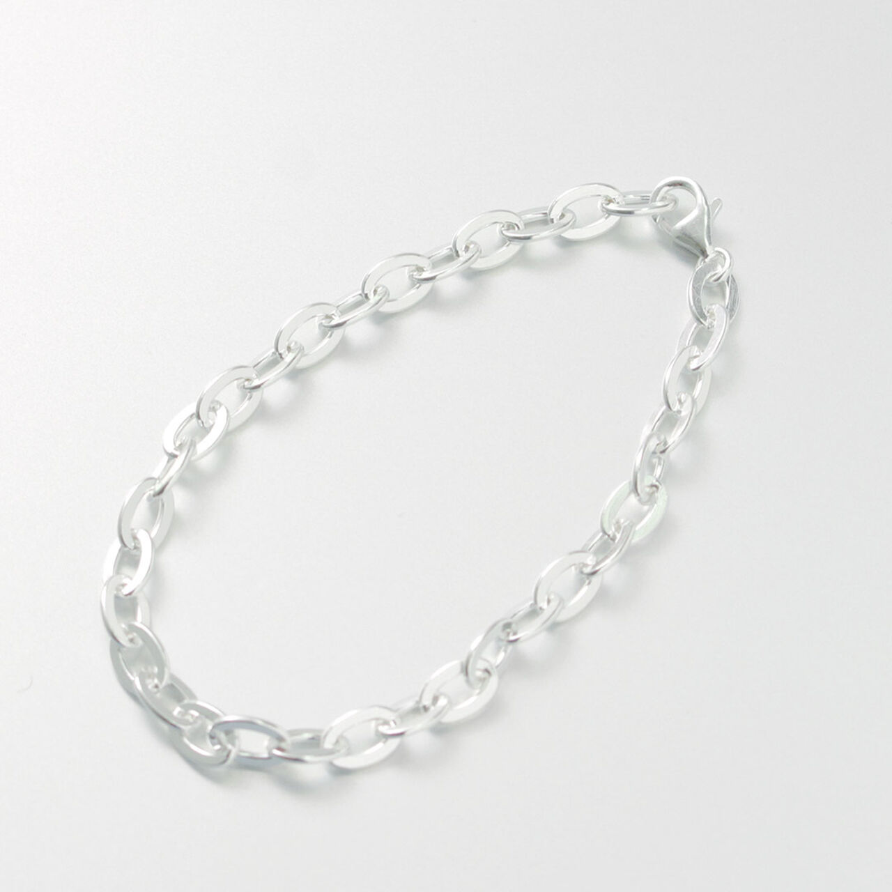 Flat cable chain bracelet silver 925,, large image number 0