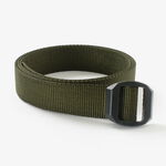 Webbing Belt 30mm Plain Nylon Belt,Green, swatch