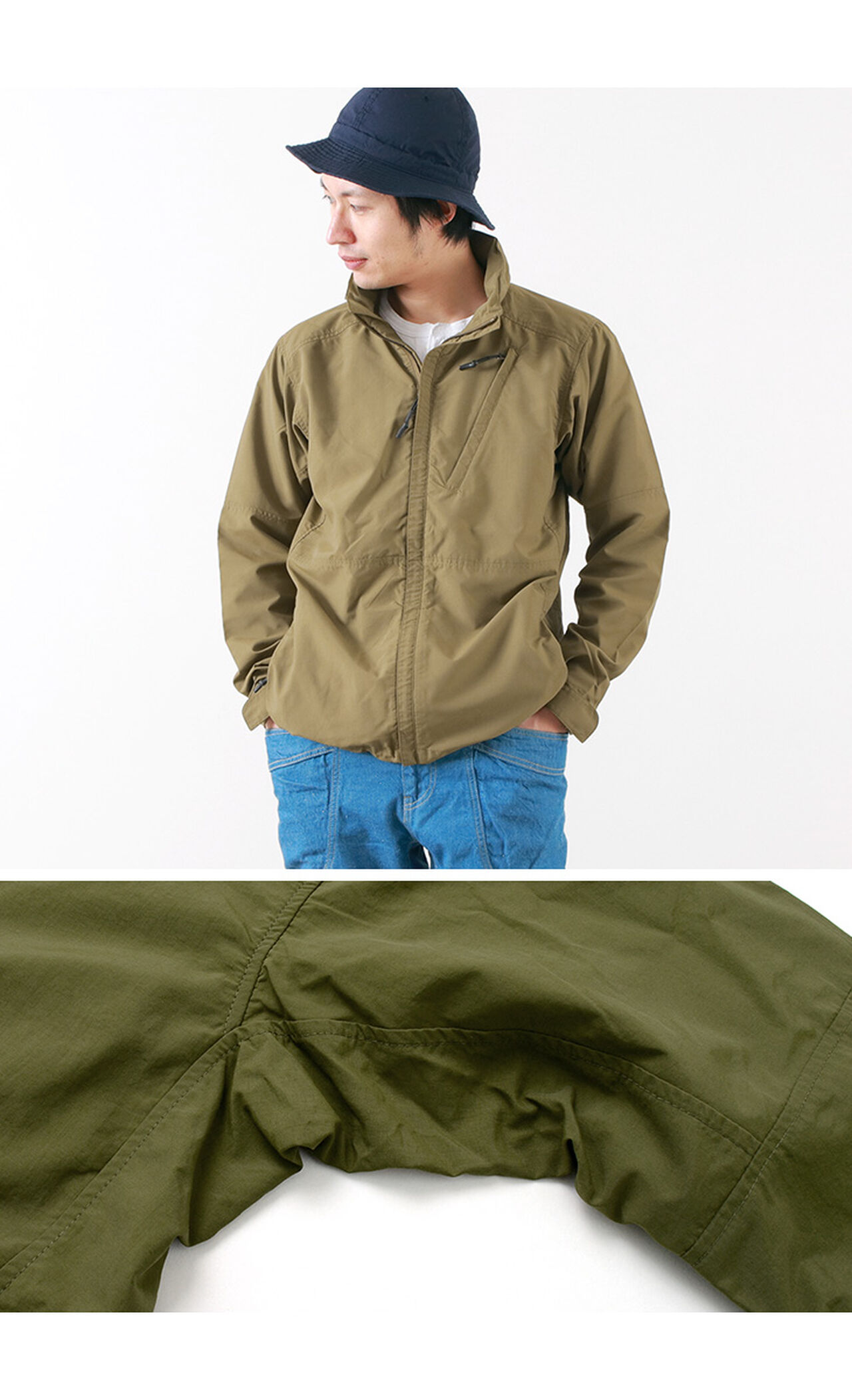 Supplex full zip wind shirt jacket,, large image number 10