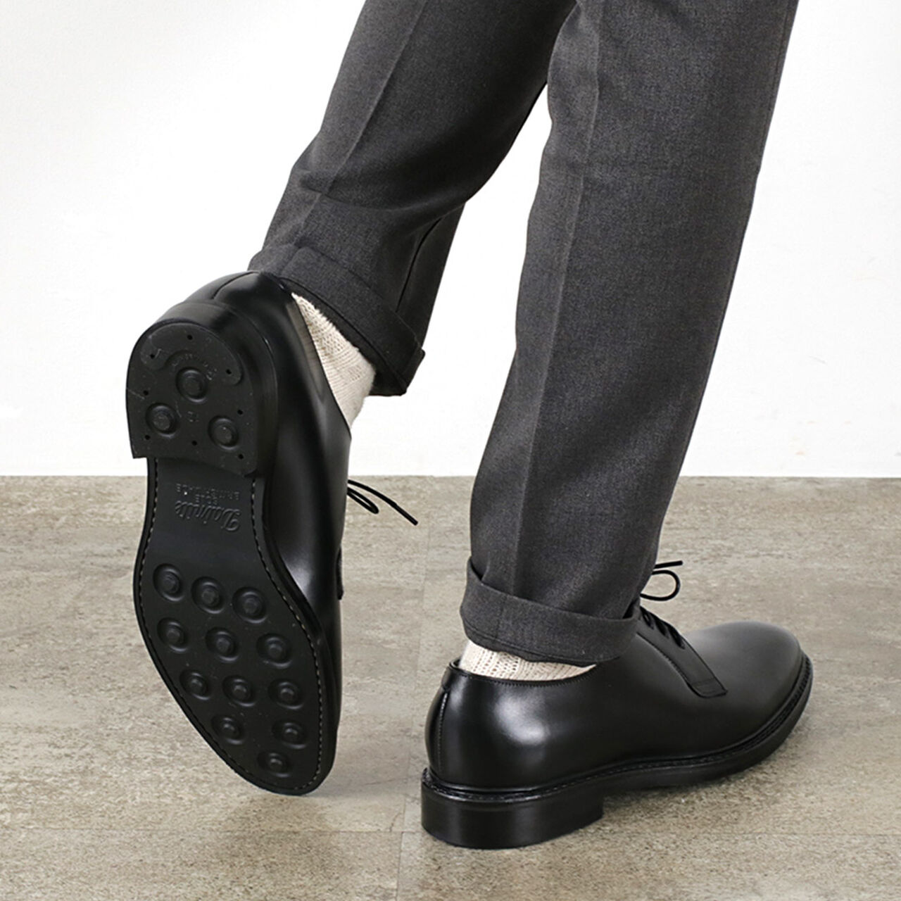 Tokio Plain Toe Leather Shoes,, large image number 6