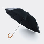 Malacca handle Folding umbrella for rain,Black, swatch